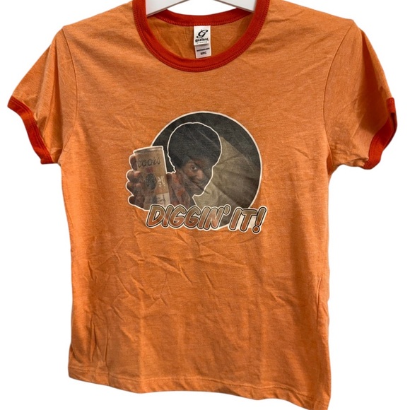 gaziani Tops - Gaziani Orange Diggin It T-Shirt Sz(S)